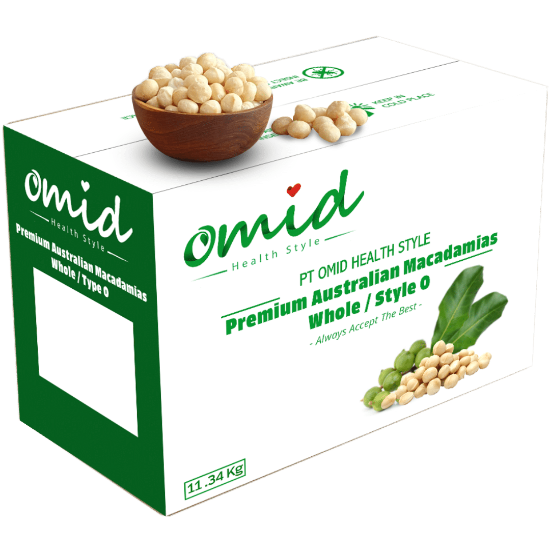 Ausralian Macadamia Whole (Style 0) Roasted - Omid Health Style