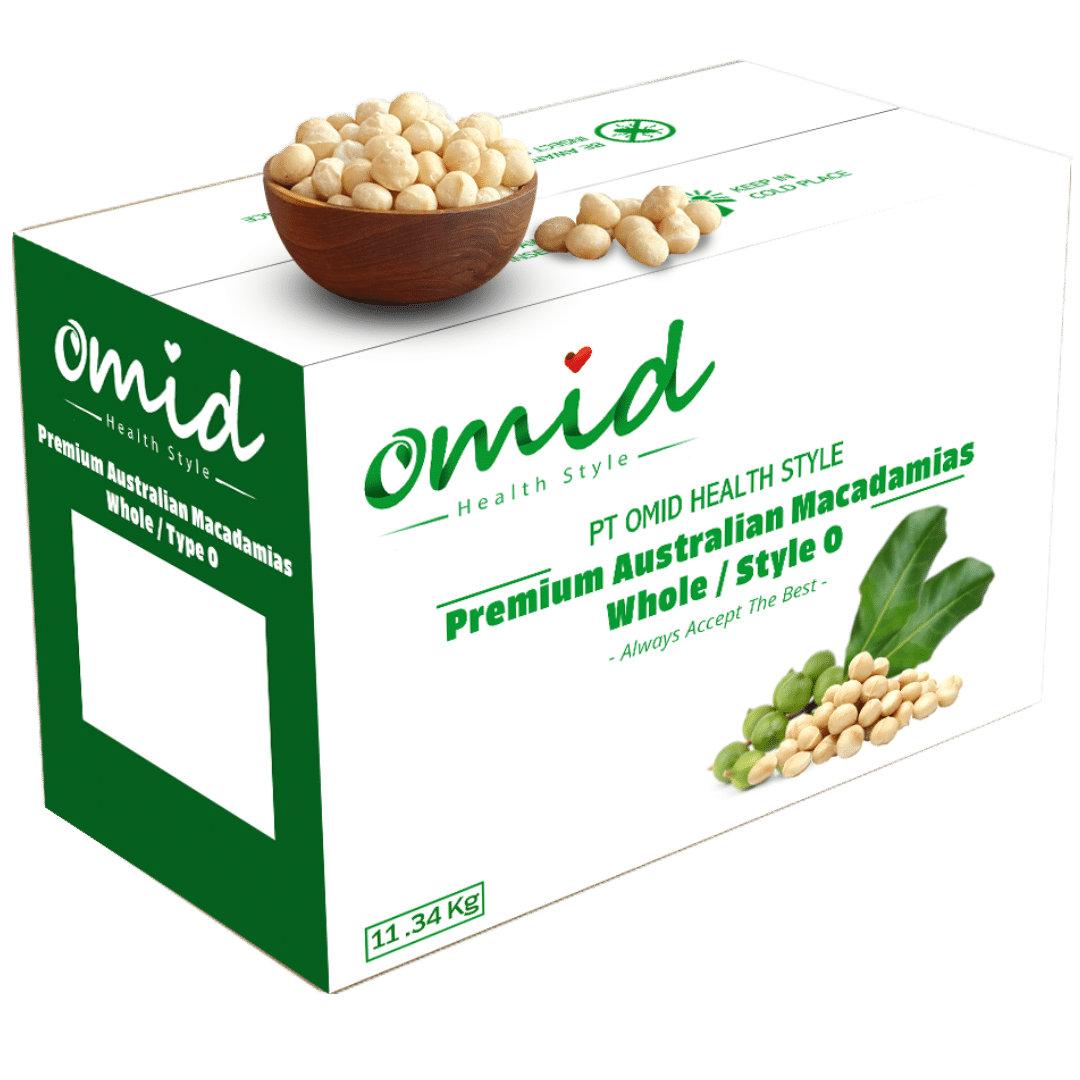 Ausralian Macadamia Whole (Style 0) Raw - Omid Health Style